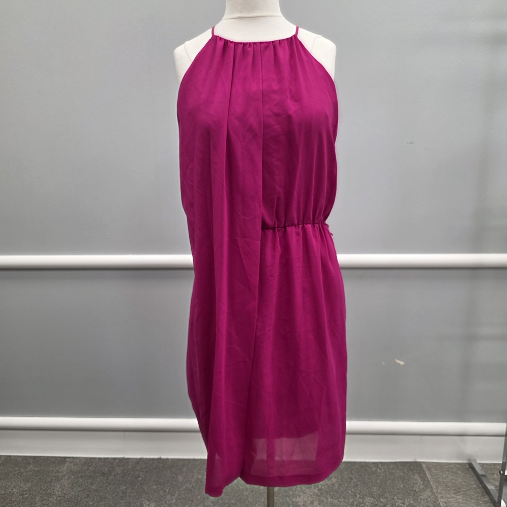 Vince Camuto Fuchsia Halter Mini Dress